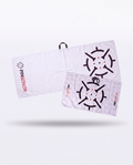 PINSEEKER Bag and Buggy Bundle in Whiteout, Tour Golf Towel with the Magnetic Golf Towel