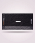 PINSEEKER Caddy Golf Towel in Blackout, 550GSM cotton with the reinforced centre slit