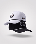 PINSEEKER Wingman Bundle, Whiteout Performance Golf Cap above the Blackout