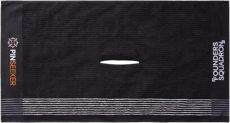 PINSEEKER Caddy Golf Towel - Founders Squadron · Blackout