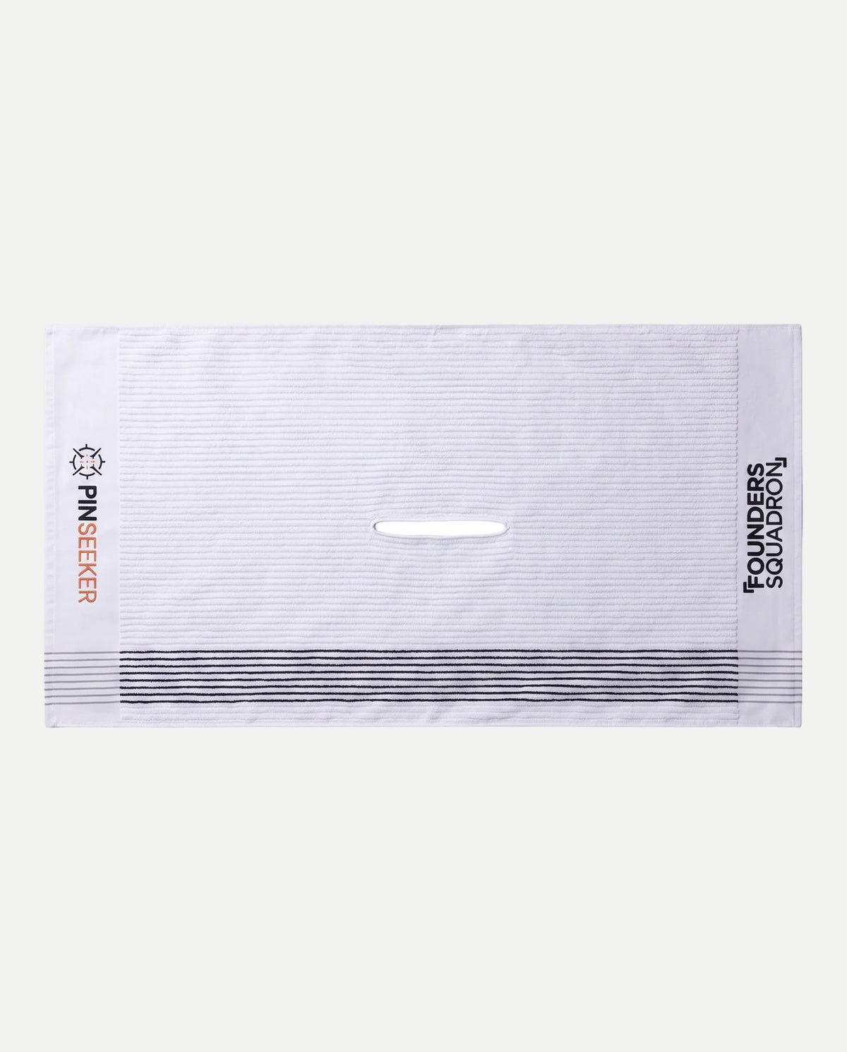 PINSEEKER Caddy Golf Towel, Whiteout colourway