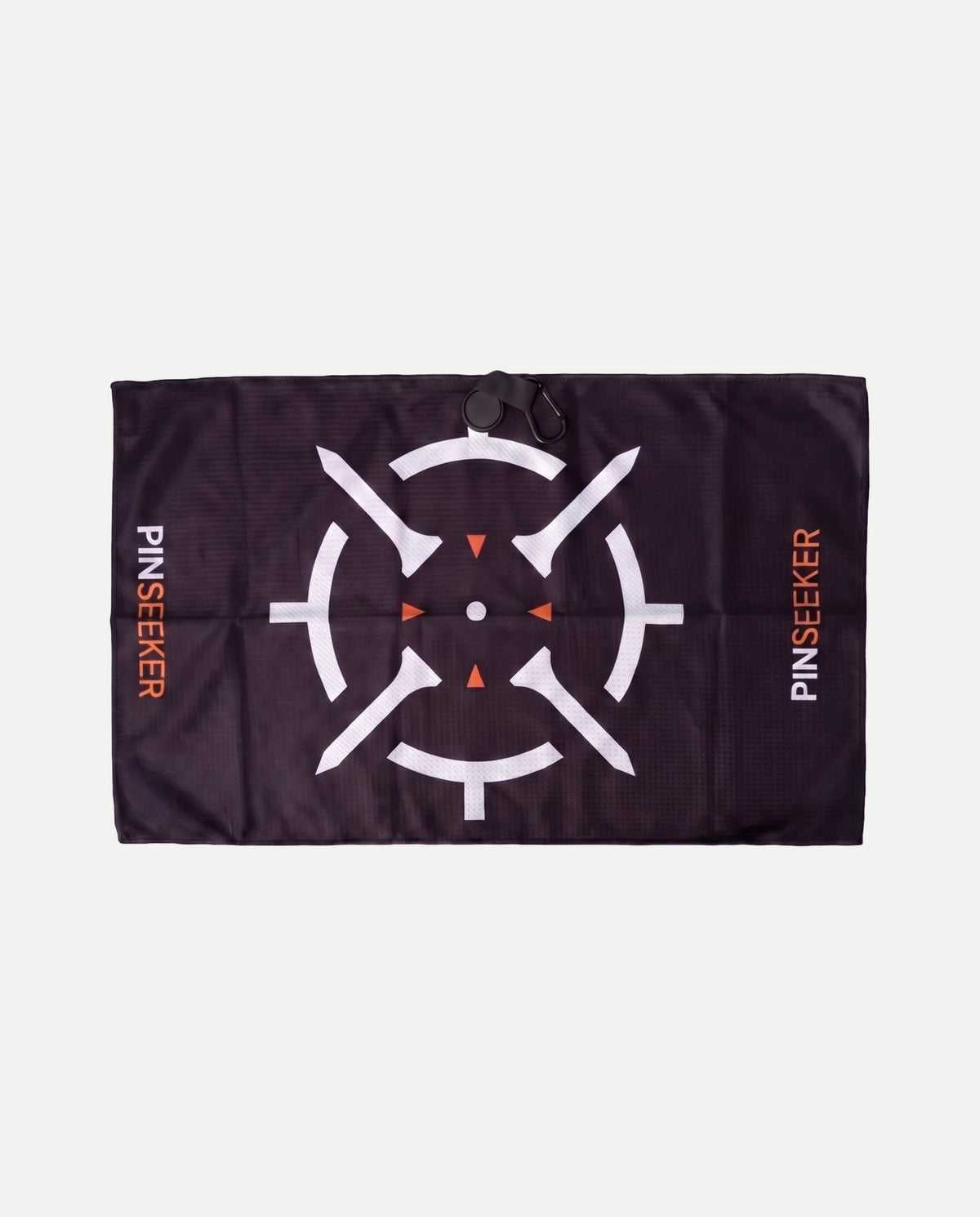 PINSEEKER Magnetic Golf Towel, Blackout colourway
