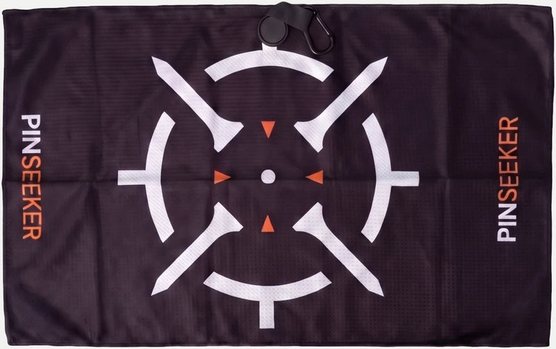 PINSEEKER Magnetic Golf Towel · Blackout