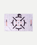 PINSEEKER Magnetic Golf Towel, Whiteout colourway