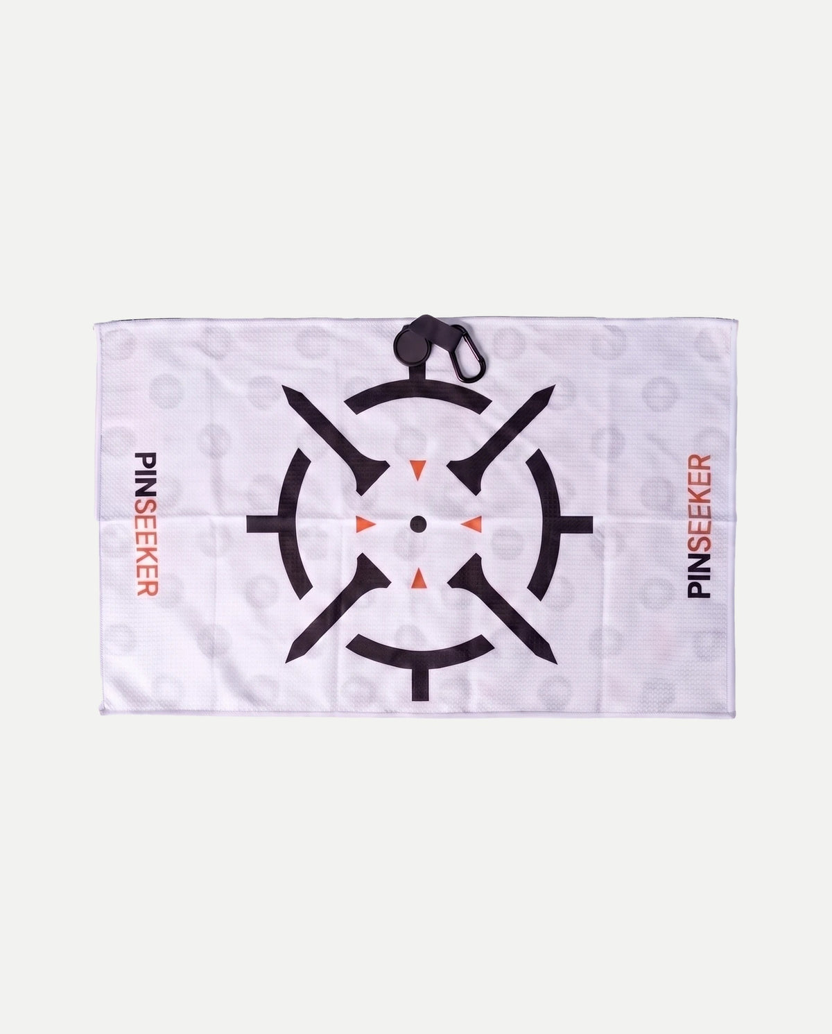 PINSEEKER Magnetic Golf Towel, Whiteout colourway