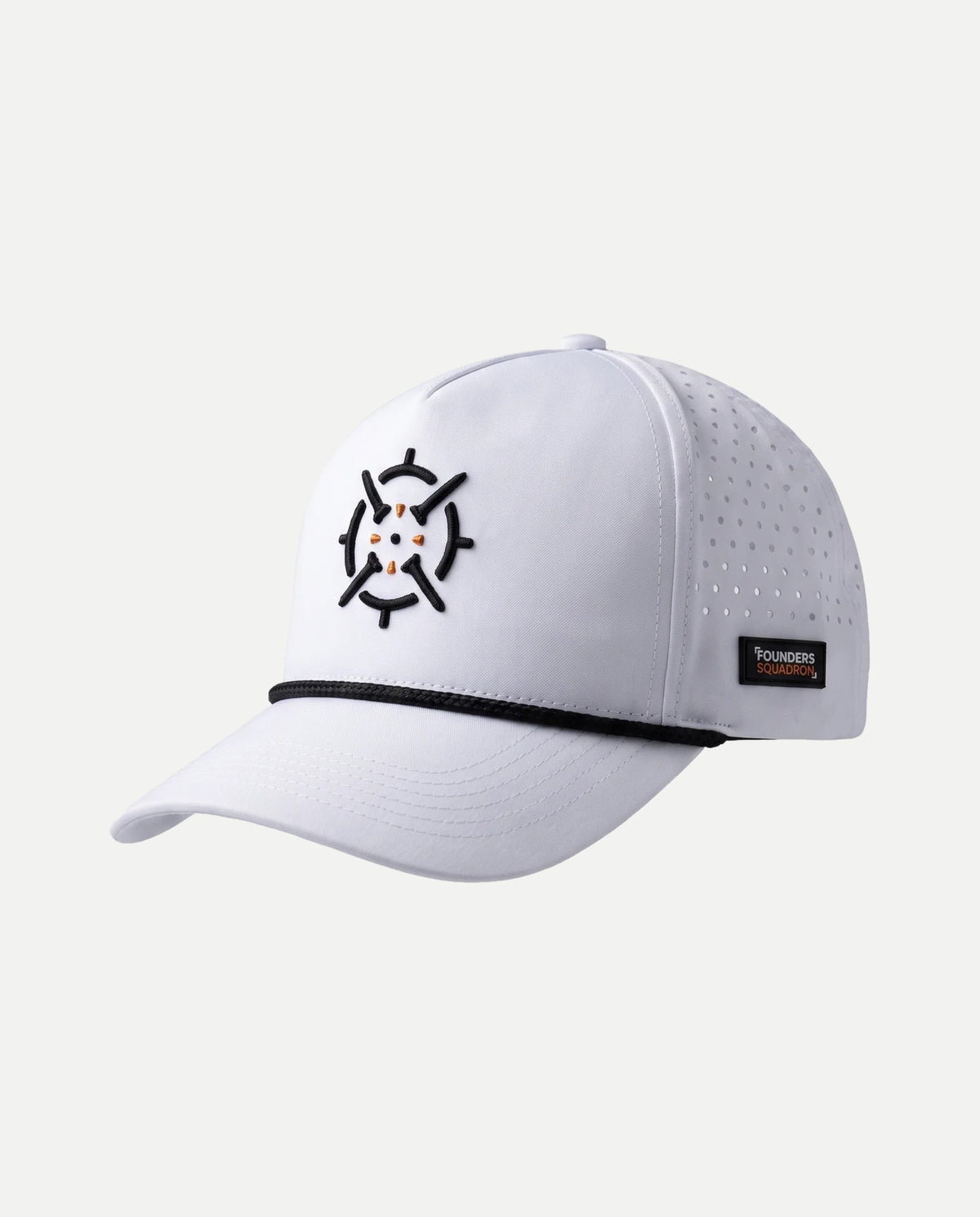 PINSEEKER Performance Golf Cap, Whiteout colourway
