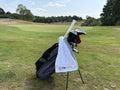PINSEEKER Caddy Golf Towel, Whiteout colourway