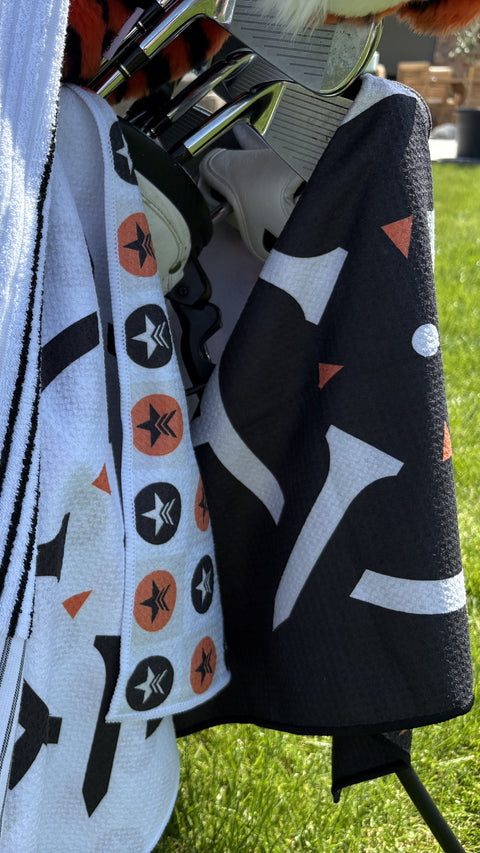 PINSEEKER golf towel and cap range
