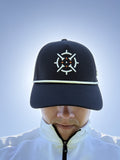 PINSEEKER Performance Golf Cap, Blackout colourway