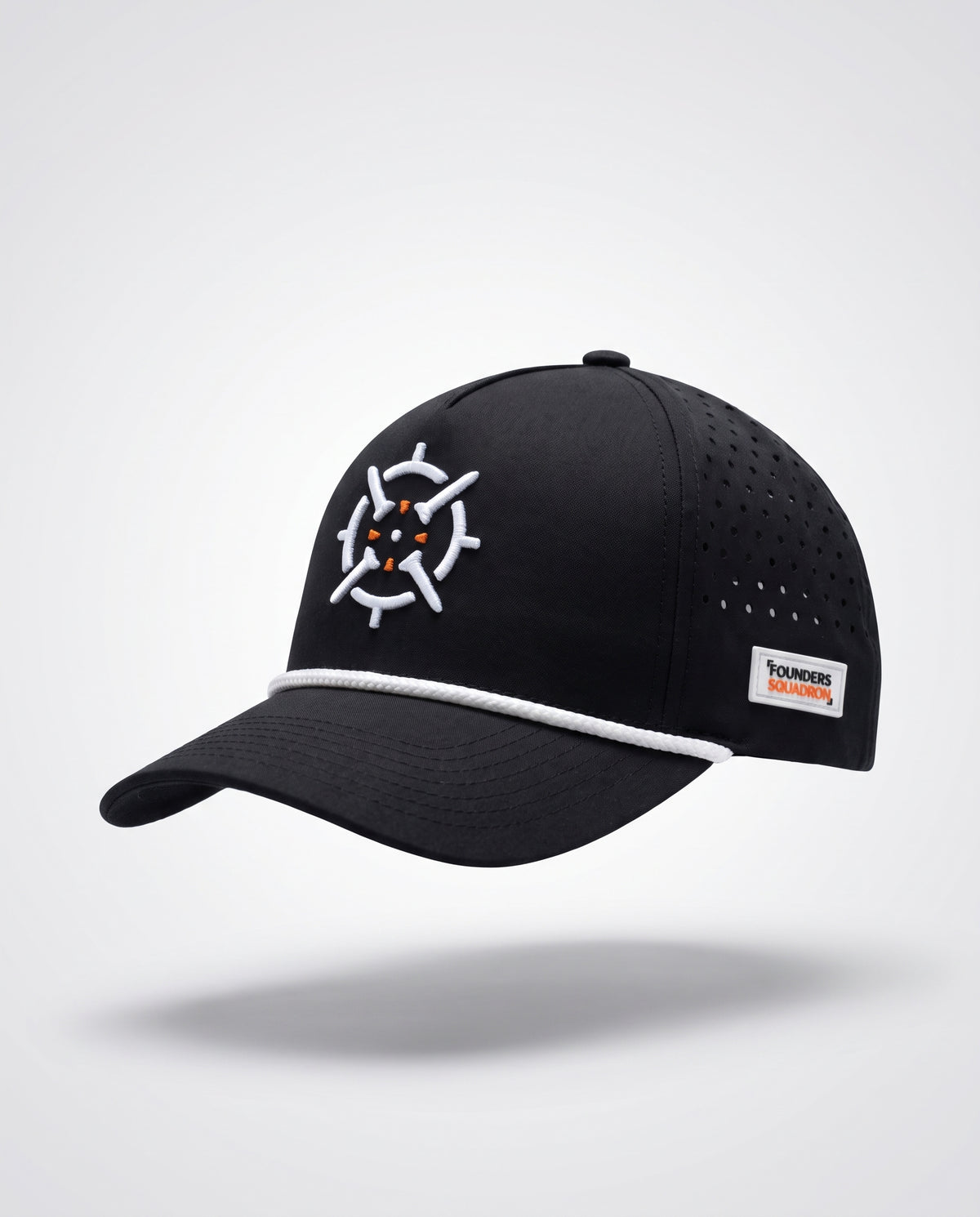 PINSEEKER Performance Golf Cap, Blackout colourway