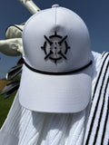 PINSEEKER Performance Golf Cap, Whiteout colourway
