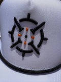 PINSEEKER Performance Golf Cap, Whiteout colourway