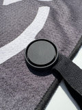 PINSEEKER Magnetic Golf Towel, Blackout colourway