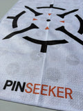 PINSEEKER Magnetic Golf Towel, Whiteout colourway