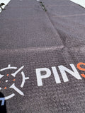 PINSEEKER Tour Golf Towel, Blackout colourway