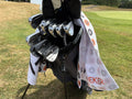 PINSEEKER Tour Golf Towel, Whiteout colourway