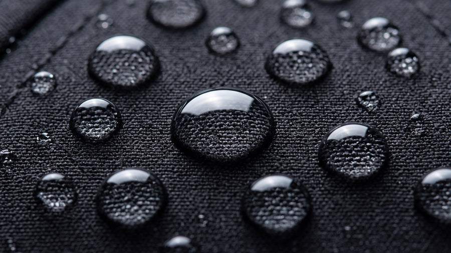 A cap that moves water off your face